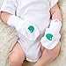 Whale, Hedgehog and Happy Camper - No Scratch Cotton Baby Mittens Set of 3 (0-6m)