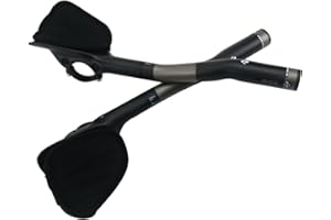 RXL SL Manillar Aero 31.8mm Manillar Triatlon 340mm apoyabrazos TT Manillar Triatlon Bicicleta Manillar 3K Mate Gris