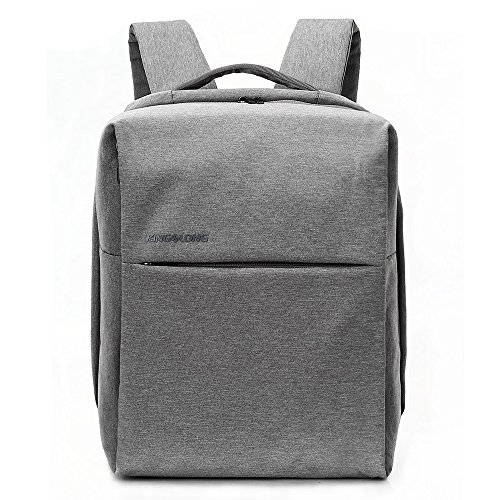 Preisvergleich Produktbild Laptoprucksack - Diebstahlschutz - Business Notebook Rucksäcke 15.6 Zoll Schulrucksack Reiserucksack jugendliche Damen Herren für Arbeit Campus College Studenten Reise von KINGSLONG (Grau)