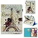 Price comparison product image UK-Cherry iPad Pro 11 2018 Case, Flip PU Leather Wallet Tablet Case for iPad Pro 11 inch 2018 Version (Eiffel Tower)