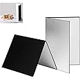 eWINNER Lighting 3 in 1 Light Reflector Cardboard Photography Folding Diffuser for glass ceramic jewelry cosmetics Food Product Still Life Photo Shooting Thick Paper Double Sided Board (A3, Silver)