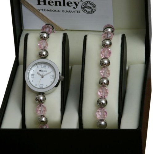 Best Seller! Henley Ladies Watch H1350.5 and Bead Bracelet Gift Set Review