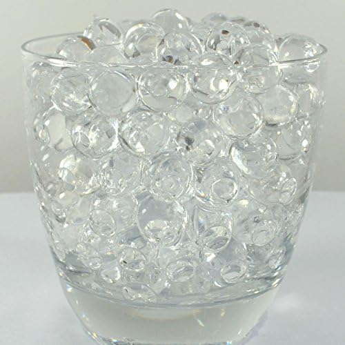 10 x 5g Packs Water Beads For weddings, Sensory Play - Over 2500 beads (Clear)
