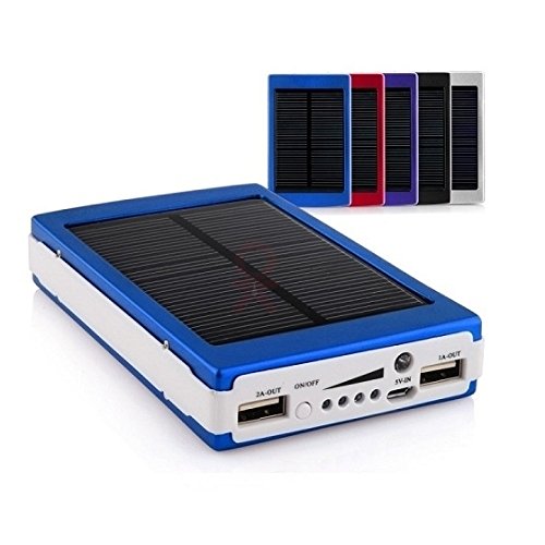 FGNS POWERBANK BATERIA Solar Externa Universal 9000MAH con LUZ 20 LED Smartphone