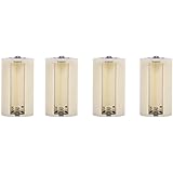 4pcs Universal 3 AA to D Size Cell Parallel Battery Conversion Adapter Holder Switcher Converter Cases Box White