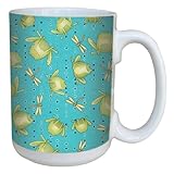 Árbol de-Free Tarjeta de felicitación de 79244 15 oz Taza de cerámica con diseño de Rana...