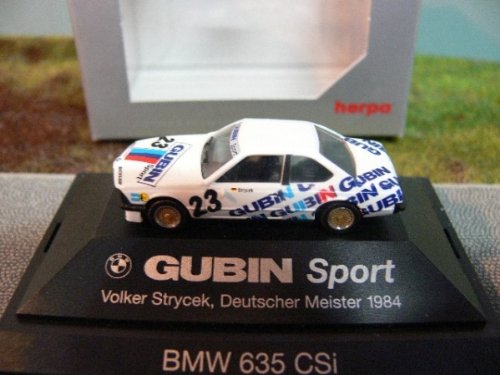 Preisvergleich Produktbild Herpa 174152 - BMW 635 CSI Gubin / Strycek Fahrzeug