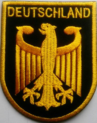 Aufnäher Bügelbild Aufbügler Patch Applikation Kinder Kleidung Fanartikel Deutschland Aufnäher Fußball EM 2016