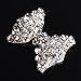 3d nail art 5Pcs 3D Silver Alloy Rhinestones Bow Tie Nail Art Slices Glitters from Y2B