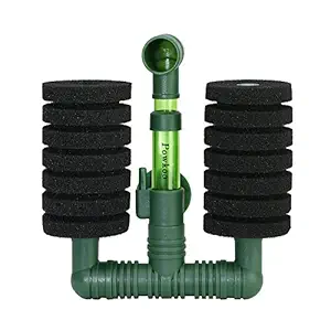 Powkoo Air Pump Sponge Filter Bio Prefilter for Aquarium Fish Tank