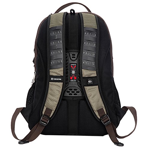 Swisswin Rucksack Laptop 15 zoll Herren Damen Kinder Schule Freizeit 17 zoll Daypack Backpack Laptoprucksack Sportrucksack Schulrucksack Wanderrucksac