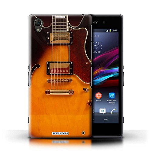 Preisvergleich Produktbild Stuff4 Hülle / Hülle für Sony Xperia Z1 / Semi Akustik Muster / Gitarre Kollektion
