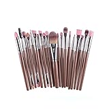 Este sets de cepillos del maquillaje se hace de la fibra sintética superior, súper suave, delicado, denso. No hay ningún olor, y no derramar.