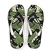 Produktbild L-X Unisex Erwachsene Flip Flop Slipper Sommer Orthesen Klassische Lässig Bad Gedruckt Slipper Stilvolle Leichte Strandschuhe, Grün, 43 EU