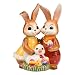 Produktbild Goebel Osterhase Unser Buntes Osternest Figur, Dekofigur, Dekoration, Steingut, Bunt, 14 cm, 66844131