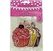 Price comparison product image Flo's Fancies 5967 Cupcake Black Cherry Tart/ Lemon Buttercream/ Coconut and Vanilla Air Fresheners, Set of 3
