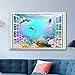Produktbild Huaduo Kreative DIY Wand Papier Cartoon Sea World Fishs und Korallen Wandaufkleber Home Decor 3D Fenster Effekt Marine Unterwasserwelt