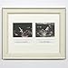 Baby Scan Photo Frame for a Pair Of Scan Prints