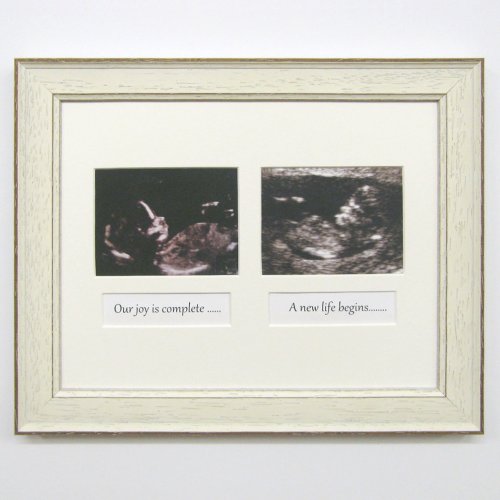 Baby Scan Photo Frame for a Pair Of Scan Prints