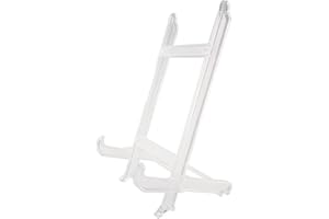HCHLQLZ Large plate stand Holder Picture Frame stand Easel Display stand Clear
