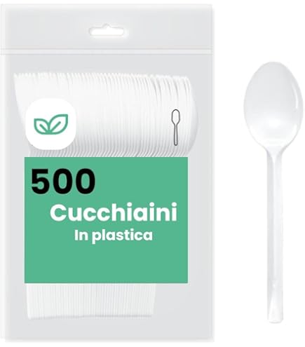 1000 Forchette Riciclabili Bianche | Riutilizzabili E Lavabili | Lunghezza 16,5 Cm | Per Dolci, Dessert, Frutta - Foto 7