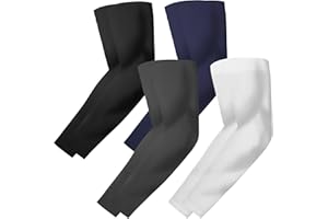 ROCK TAKIN UV Sonnenschutz Arm Sleeve für Herren Damen, UPF 50+ Kühlung Armstulpen Sommer Kompression Tattoo Armlinge Unisex Armwärmer für Radsport Basketball Golf Baseball Fußball – 4 Paar