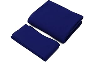 WANAONE Professional Billiard Cloth Pool Table Felt, Standard Durable Billiards Pool Tablecloth 7ft 8ft 9ft, Snooker Game Table Cloth Pad,for Indoor Billiard Sports(Blue,size:7ft)