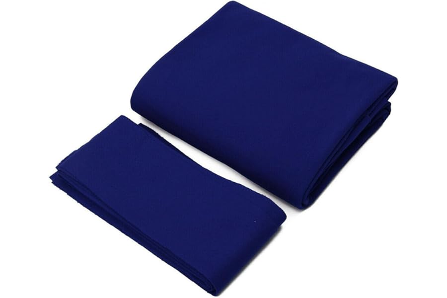 Jiakalamo Billiard Cloth Pool Table Felt, Fast Speed Pool Cloth, Table Ball Speed Cloth,Billiard Snooker Cloth Felt for 7/8/9 Mat Strips Bar Hotel Professional Durable Pool Table Cloth(Blue,7ft)