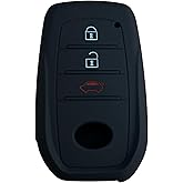AutoHan Keys Toyota C-HR, Camry, Corolla Cross, Prius, Prado, Rav4, Hilux ile Uyumlu Anahtar Kılıfı (Silikon)