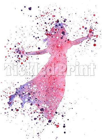 Art Print Wendy from Peter Pan Disney Character Nursery Girls Boys Kids Personalised Christmas Xmas Birthday Gift 8x10 / A4 / 10x12 / 12x16 / A3 / 16x20 / A2 / 24x30