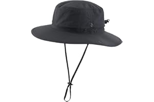 Magracy Men UPF 50+ Sun Hat Wide Brim UV Protection Safari Hat Water Repellent Boonie Hat