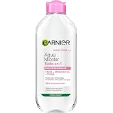 Garnier SkinActive All-In-One Micellar Water for All Skin Types, 400ml | 3-in-1 Cleanse, Cleans, Removes and Hydrates, All Sk
