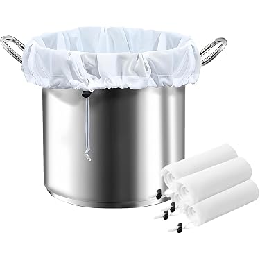 FAMKIT Lot De 2 Sacs Filtrants Zippés Pour Polaris 380 - Fermeture Éclair 360° Blanc