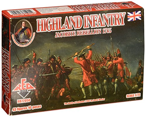 Preisvergleich Produktbild Red Box RB72050 - Highland Infantry 1745, Jacobite Rebell., Plastikmodellbau