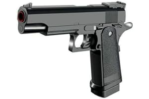 APEL PLASTIK S.R.L. Pistola Giocattolo a Pallini, Pistola BB, Calibro 6 mm, Inclusi Dardi (W001)