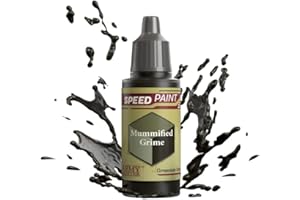 The Army Painter Speedpaint Mummified Grime 2.0, Single Modellbau Acrylfarbe 18ml Einschichtige Lackierlösung Für Fantasy Tabletop Miniatures Like Warhammer 40k Figuren und DnD Miniatures