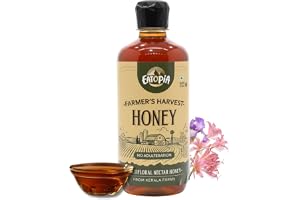 Eatopia Farmer's Harvest Honey Squeeze Bottle Natural Ayurvedic Immunity Booster 100% Natural & Pure Honey No Added Sugar Raw, Unprocessed, Unpasteurized Nectar Honey Pack of 1-500gm