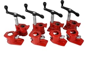 CERLINGWEE Morsetto per la Lavorazione del Legno, Durevole e Robusto con Tubo filettato 3/4 per la casa per Il Negozio