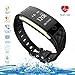 Produktbild Fitness Tracker, Gesundheit Schlaftracker Herzfrequenz Fitnessarmband, IP67 Wasserdichter OLED Schrittzähler, Wireless Bluetooth 4.0 Smart Armband für Outdoor Running Walking, für iPhone / Android Smart Phone