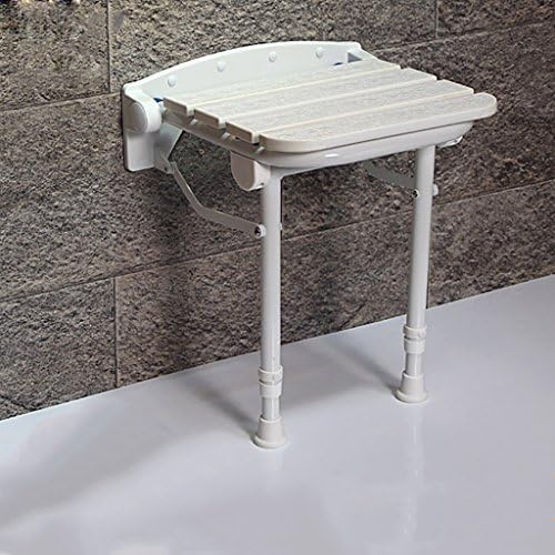 XZD Bathtub Stool / Wall-mounted Aluminum Folding Shower Seat / Pregnant / Seniors / Disabled Waterproof And Corrosion-proof Bathroom Seat