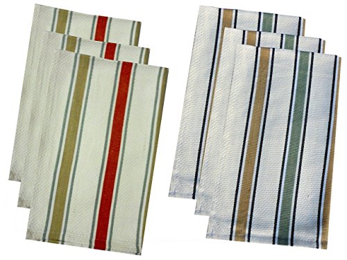 Tidy Multi Colour 100% Pure Cotton High Quality Basket Weave Towel – Pack of 6Pcs RS.599 (71.00% Off) - Amazon