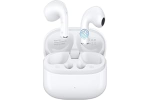 YELKUTT Bluetooth Kopfhörer, Kopfhörer Kabellos Bluetooth 5.4 mit 6 ENC Mikrofon, In Ear kopfhörer Bluetooth mit HiFi Stereo Tiefer Bass, Herausragender Sound, 50 Std Spielzeit, IPX7 Wasserdicht Ohrhörer