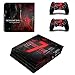 Produktbild Playstation 4 Pro + 2 Controller Aufkleber Schutzfolien Set - Resident Evil VII (2) /PS4 P