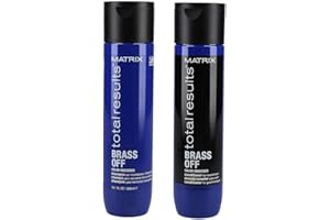 Matrix Total Results latón Off Champú y Acondicionador 300 ml Duo Pack | para neutralizar brassy tonos y mejorar pelo rubio