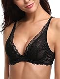 Ungefütterter BH mit weichem und leichtem Spitzenstoff, zeigt Ihre natürliche Brustform.