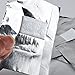 niceEshop(TM) 100pcs Professional Nail Art Aluminium Foils Wraps to Soak Off Acrylic Nails Polish And for UV or LED Gels Removal