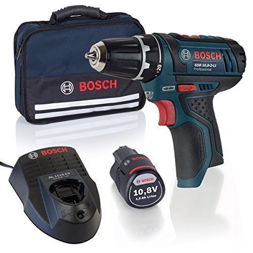 Bosch Professional Start-Set Akkubohrschrauber GSR 10,8 + Akku + Lader + Softbag