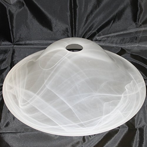 Lampenschirm Ersatzglas Leuchtenschirm Lampenglas Alabasterglas 360 mm E27