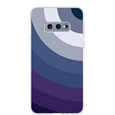 PrintiFy Samsung Galaxy S10E ile Uyumlu Kapak Renk C&uuml;mb&uuml;ş&uuml; E Mavi Tasarımlı 1mm Fit Şeffaf Silikon Kılıf