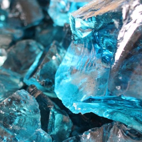 Glasbrocken Ocean blue 50-120 20 kg - 2